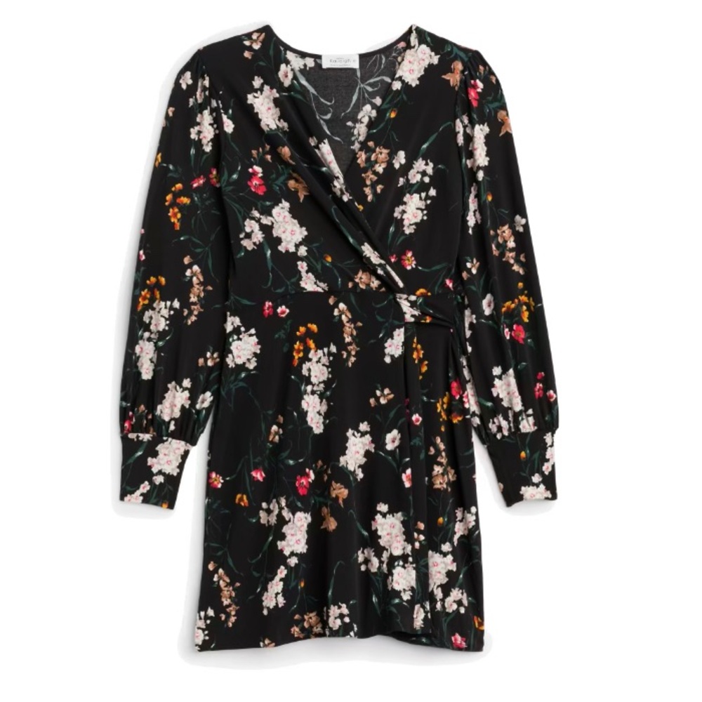 KAILEIGH | Annabel Knit Faux Wrap Dress
